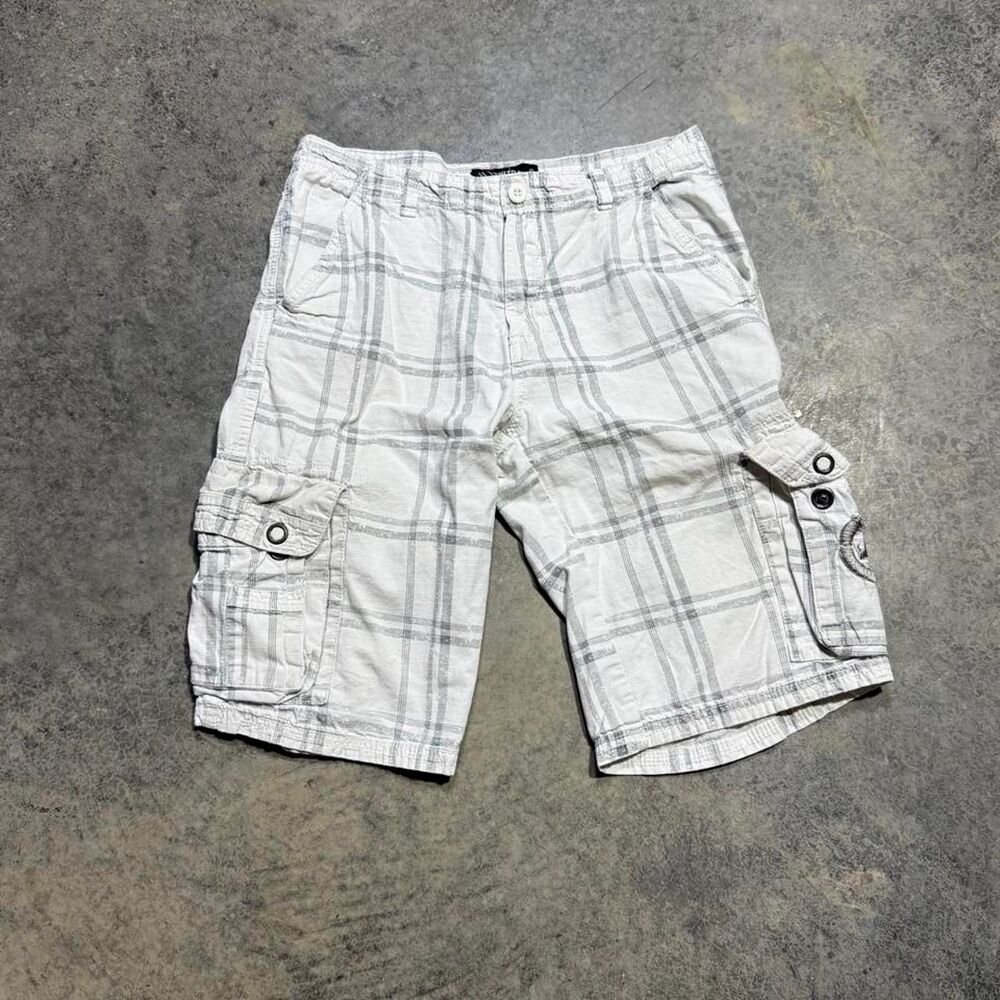Ecko-unltd Women's White and Cream Shorts
